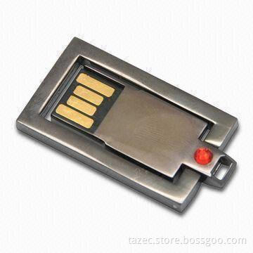 64MB to 32GB USB Flash Drive with Plug-and-play Function and NAND Flash Memory